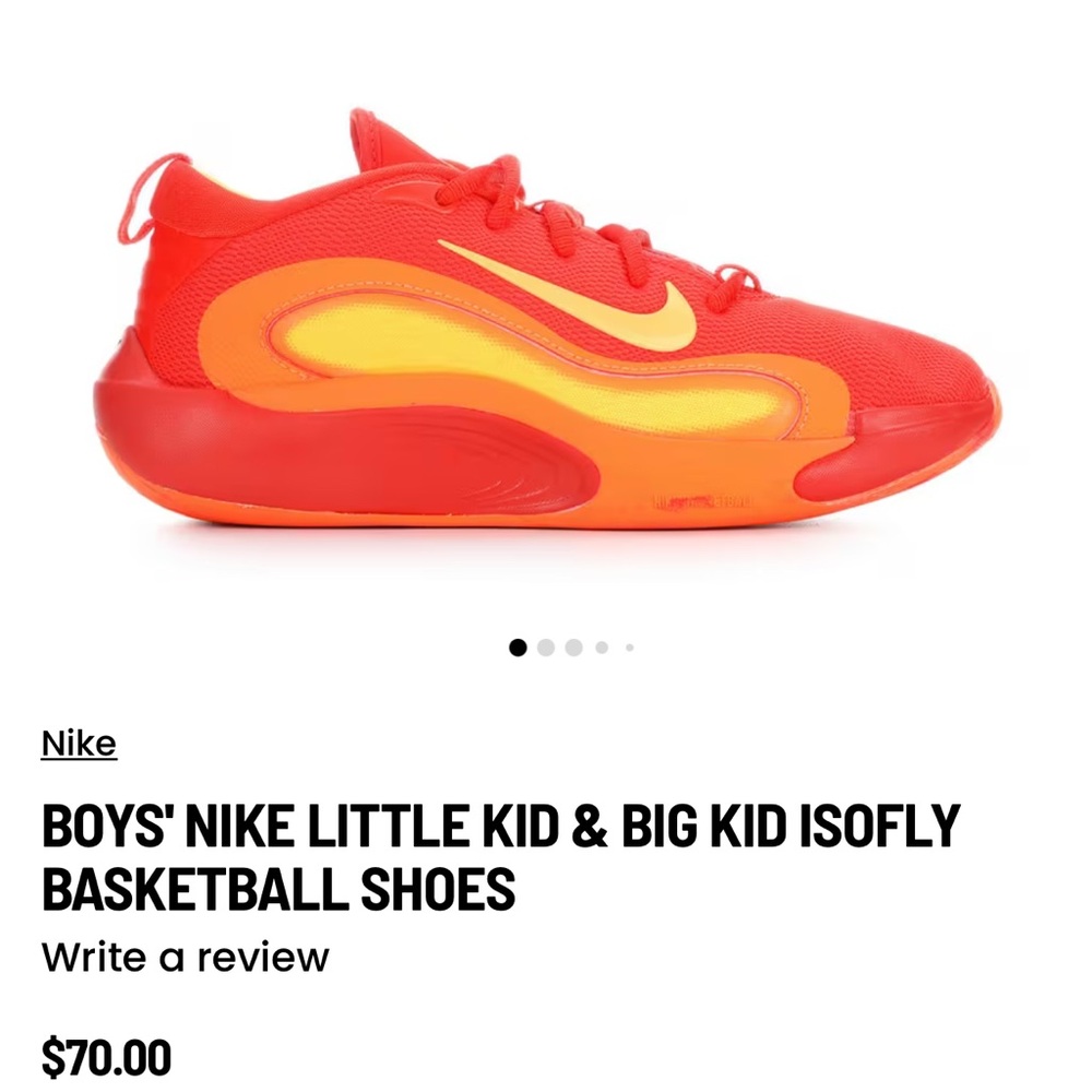 Nike Isofly Kids' Shoes - Orange